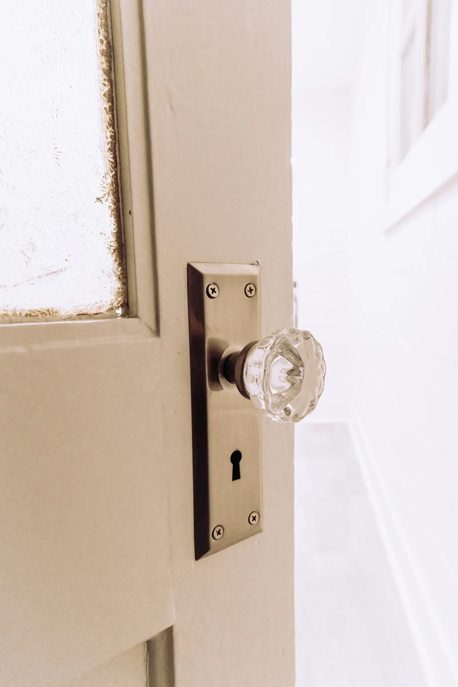 1922 Bathroom Remodel, whole home remodel, vintage door, vintage hardware, Lincoln Nebraska, professional contractors.